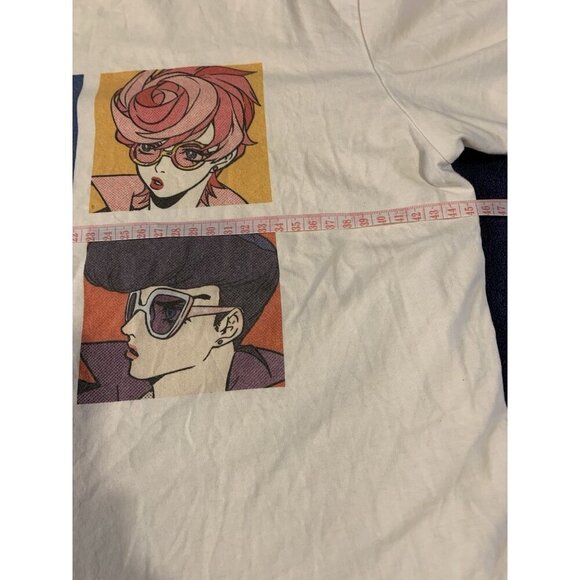 Jojo's Bizarre Adventure White T Shirt Small Colourful - Picture 7 of 8